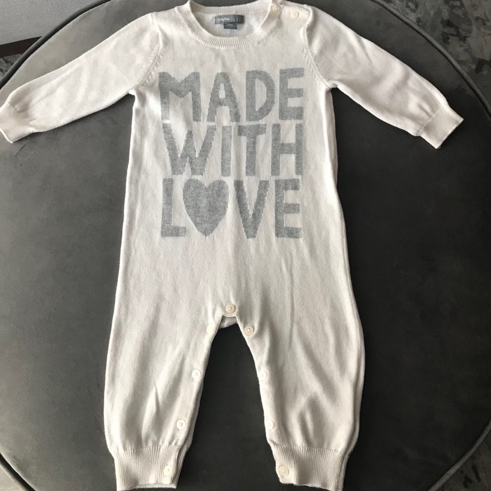 BabyGap 100% cotton knit one-piece (unisex). *NWOT